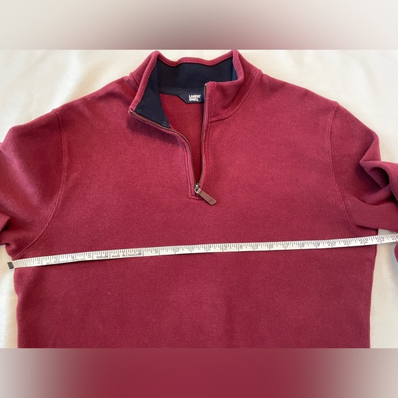 Lands’End 100% Cotton Quarter Zip Men’s Sweater Size M 38-40 - Picture 5 of 13